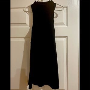Black ribbed free people bodycon dress size small.